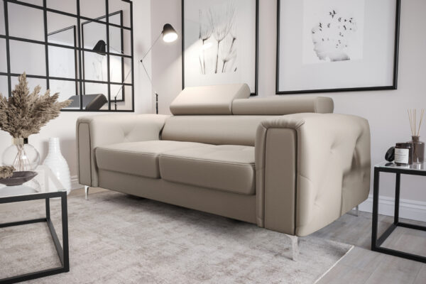 Sofa Orion ze skóry naturalnej