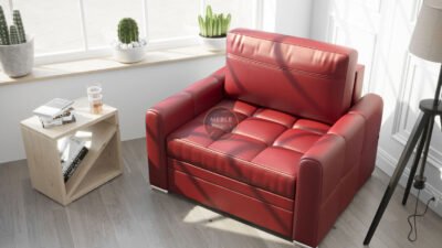 Fotel rozkładany amerykanka skórzany rozkładany Verona 100 Fotel rozkładany amerykanka skórzany rozkładany Verona 100