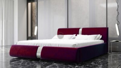 Łóżko tapicerowane Tessa Bordo