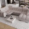 NAROŻNIK ROZKŁADANY ASPEN MAX II RELAX 198x350x170 CM