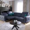 NAROŻNIK MALIBU RELAX SKÓRA NATURALNA 185x250 CM