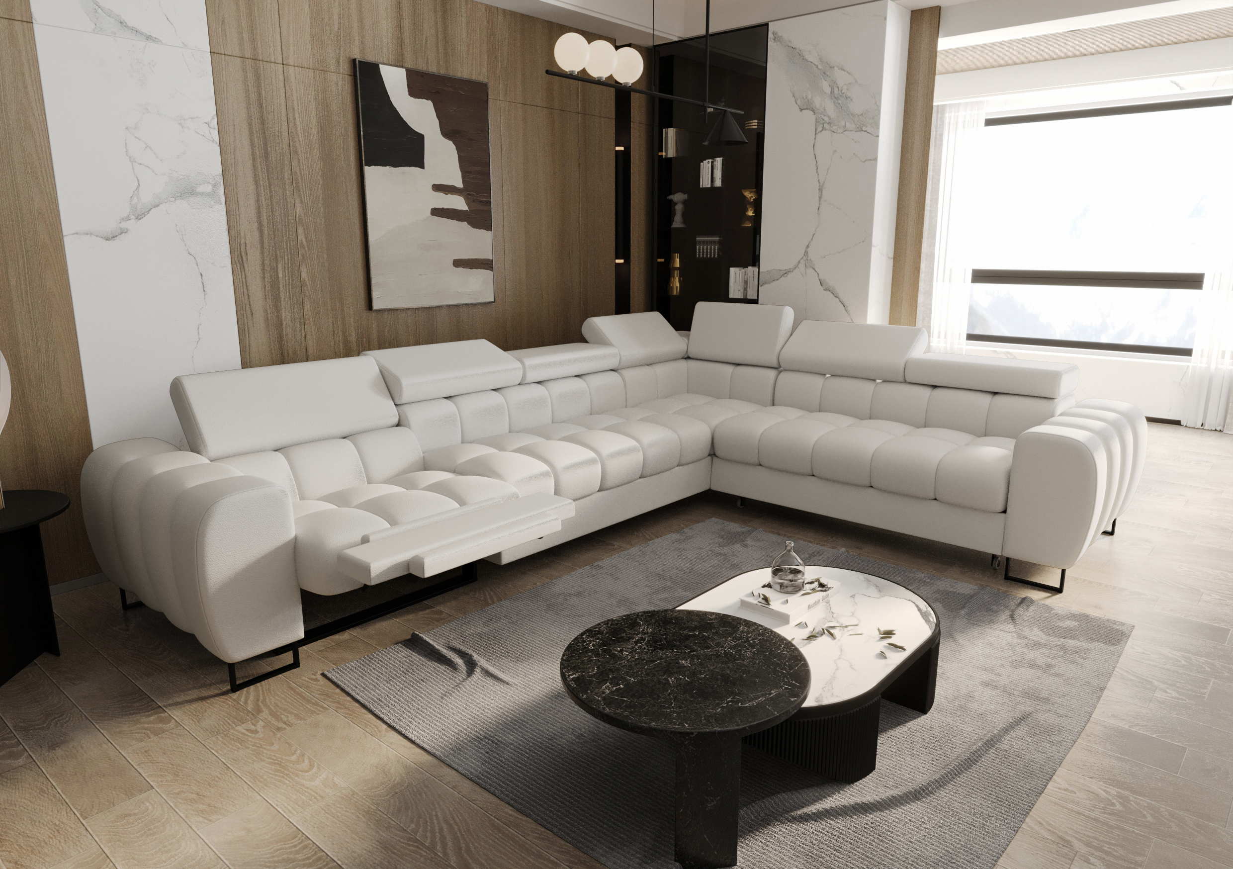 U-1 (1) NAROŻNIK ASPEN MAX RELAX SKÓRA NATURALNA 330x260 CM - obrazek 2