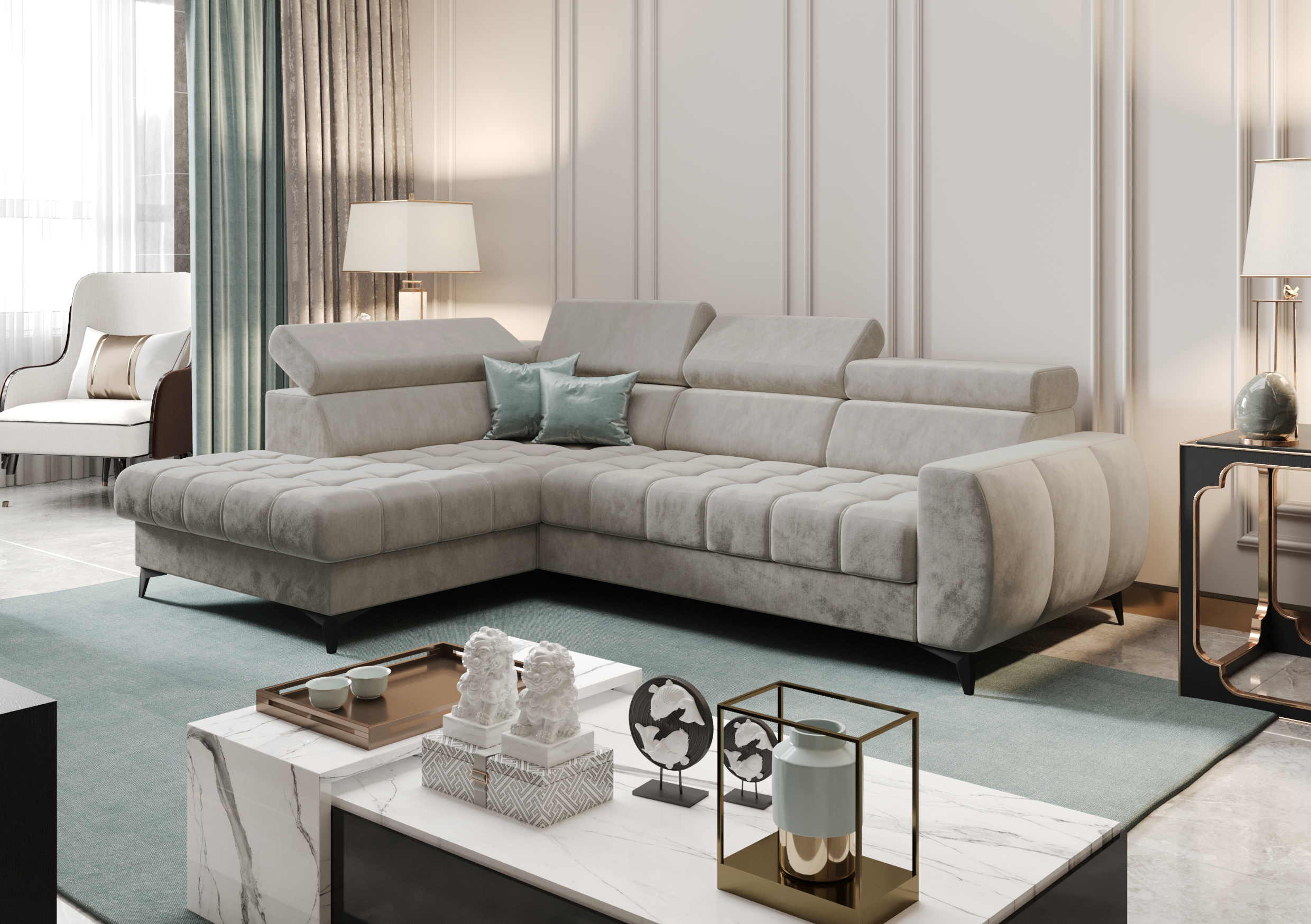 terra 13 NAROŻNIK ROZKŁADANY PORTO MINI 170X255 CM - obrazek 2