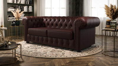 SOFA MANCHESTER II 188 CM SKÓRA NATURALNA