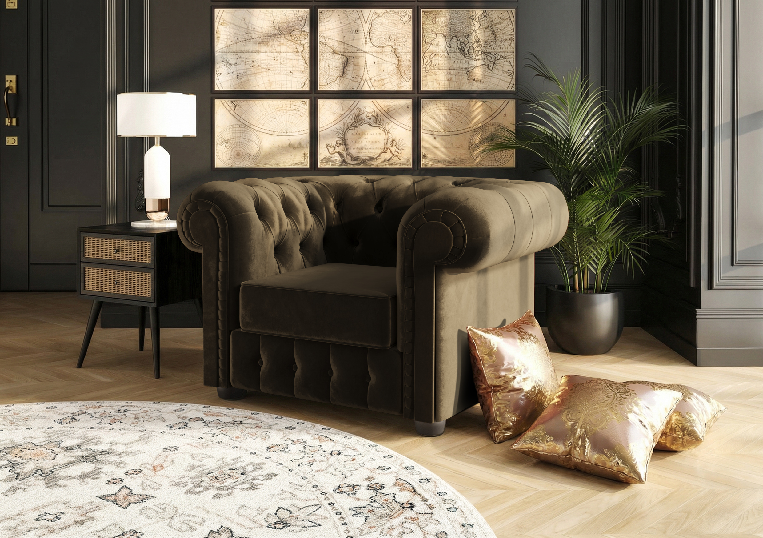 magic velvet 2205 FOTEL MANCHESTER - obrazek 3