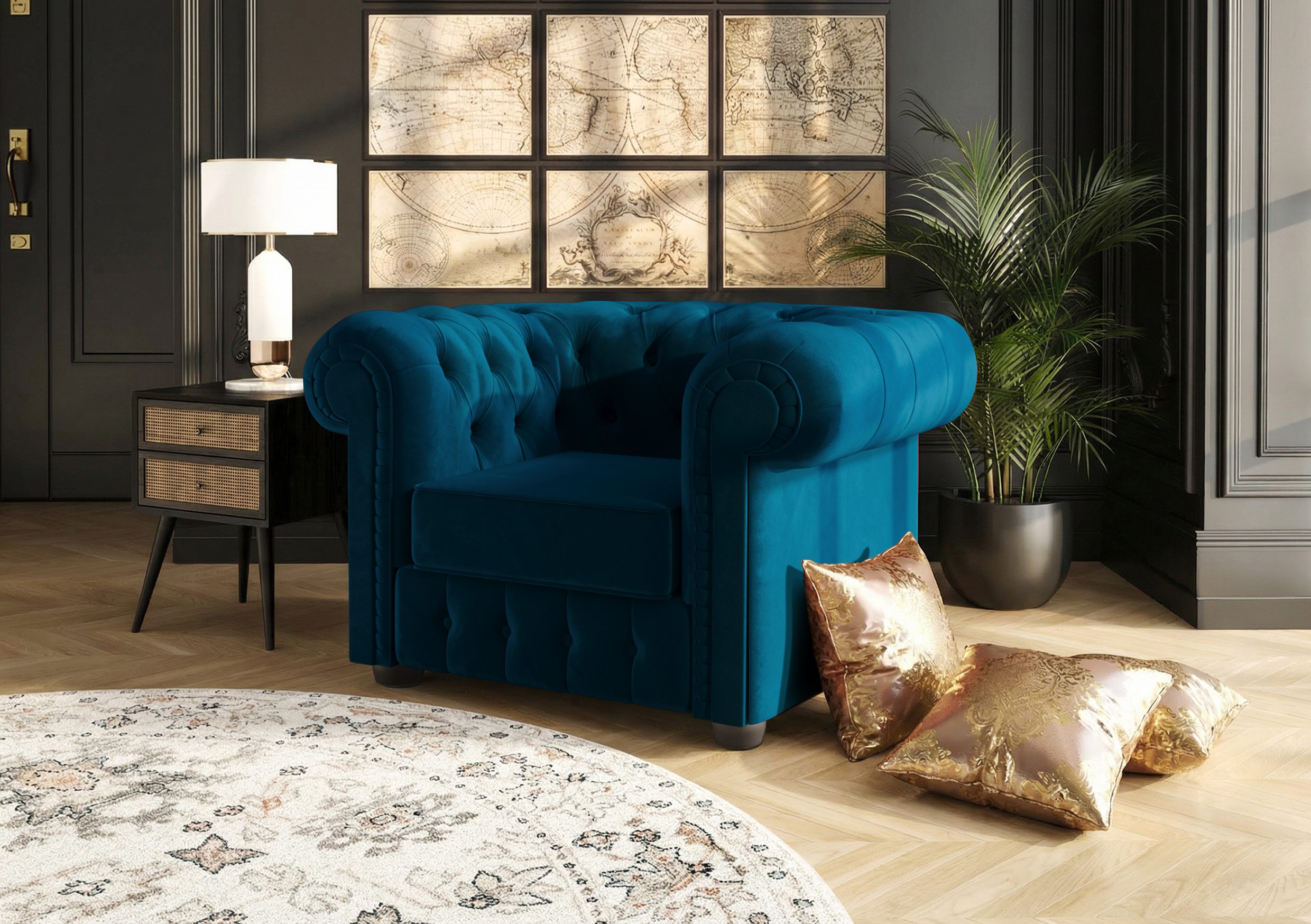 magic velvet 2211 FOTEL MANCHESTER - obrazek 4