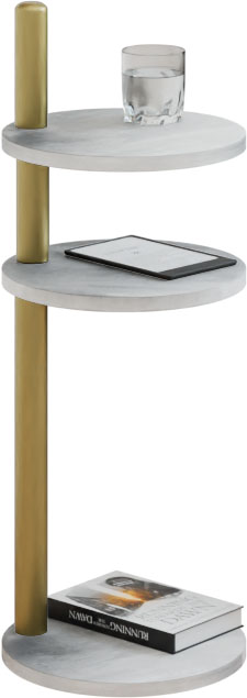 SPMO-CANO-3P-C4BJ-30x30h97 1 Stolik pomocniczy Claro II okrągły Ø30 cm- różne kolory do wyboru - obrazek 16