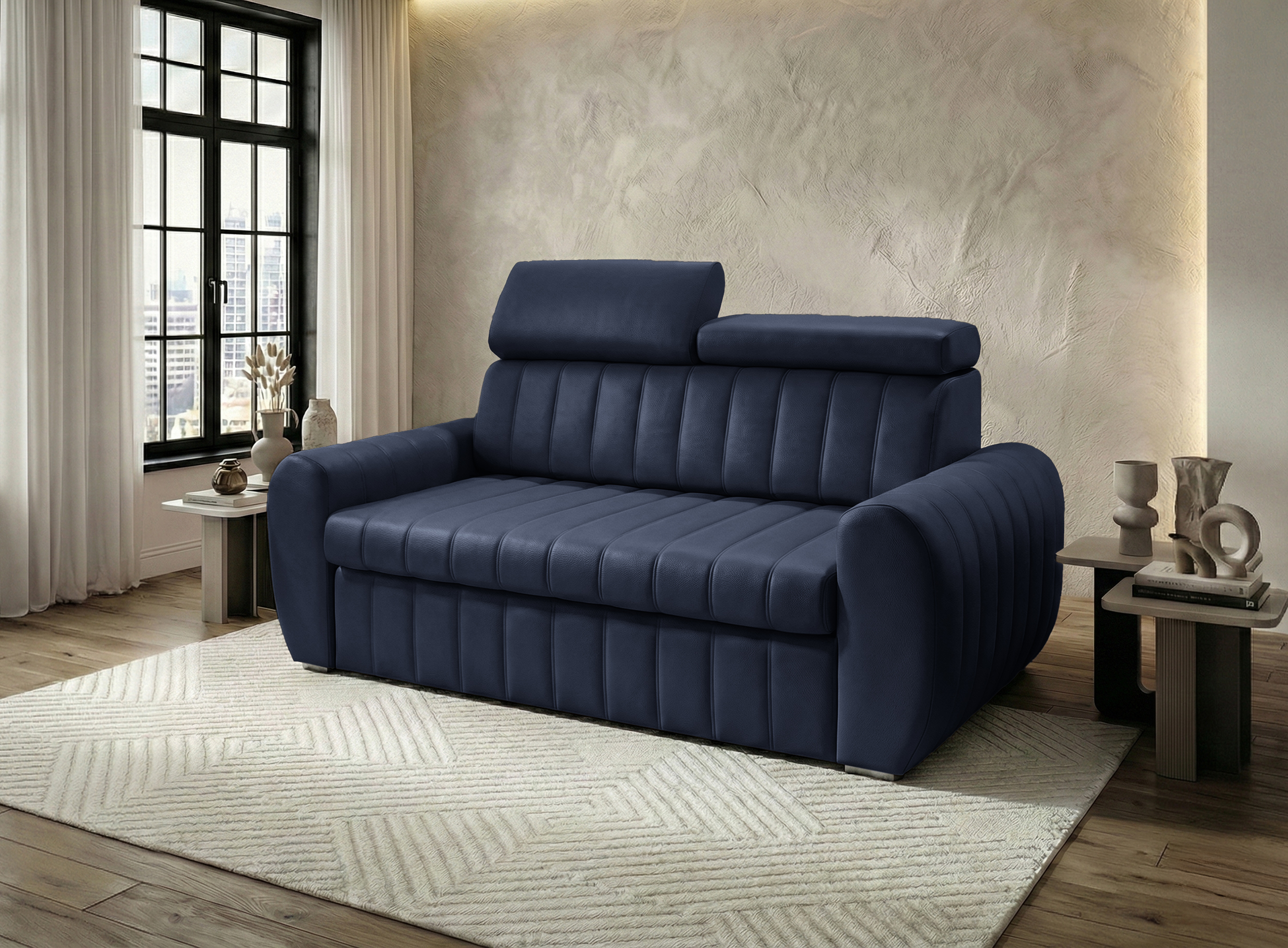 L-4 SOFA AVERTI II 160 CM SKÓRA NATURALNA - obrazek 1