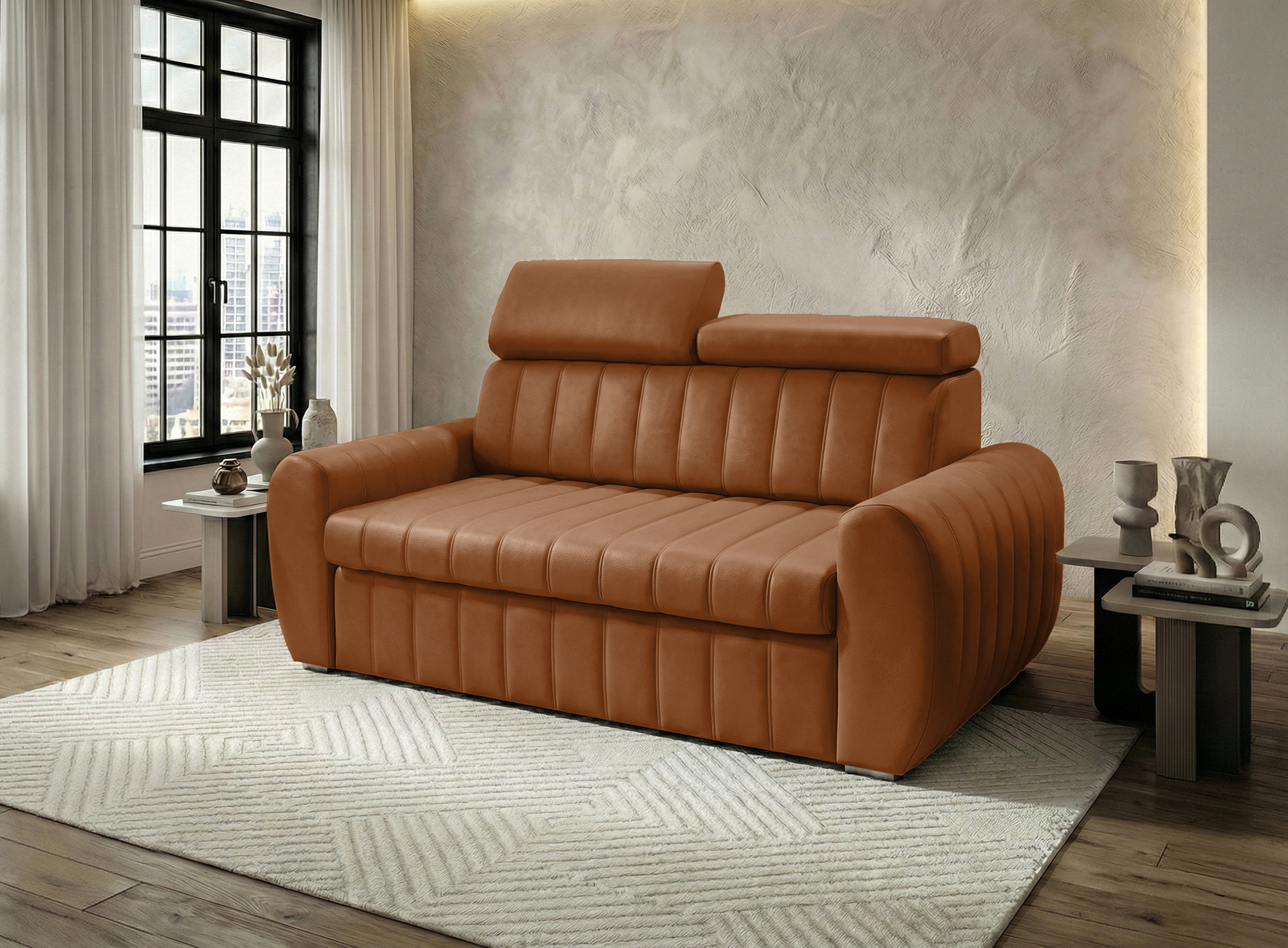 L-6 SOFA AVERTI II 160 CM SKÓRA NATURALNA - obrazek 5