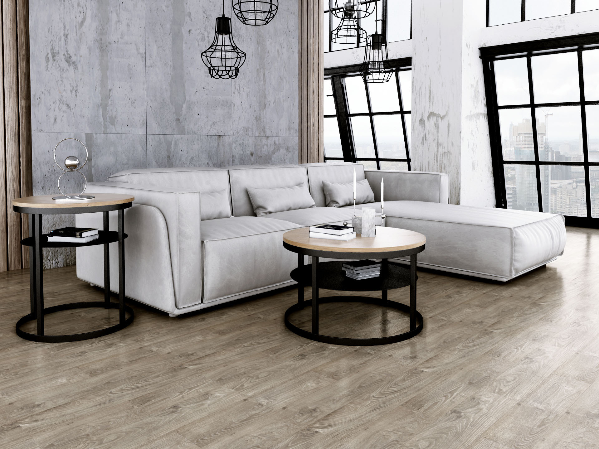 SKOPRP-C1DL-75 3 Okrągły stolik kawowy Glamour- w różnych kolorach - obrazek 13