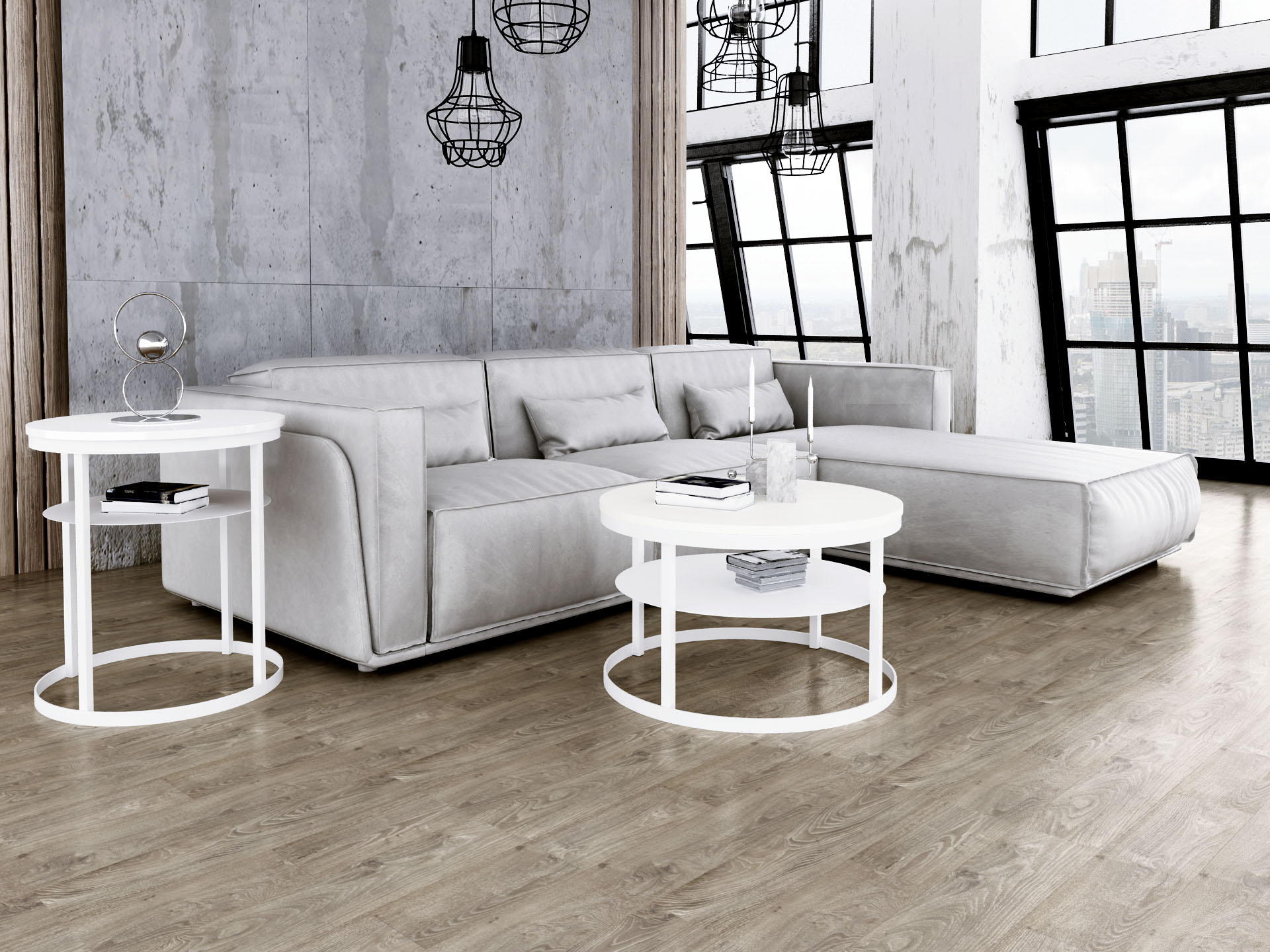 SKOPRP-C2BM-75 3 Okrągły stolik kawowy Glamour- w różnych kolorach - obrazek 5