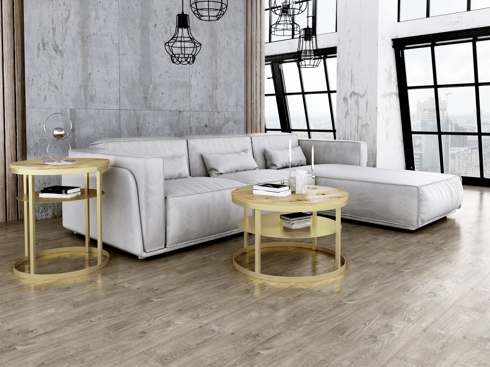 SKOPRP-C4DA-75 4 Okrągły stolik kawowy Glamour- w różnych kolorach - obrazek 18