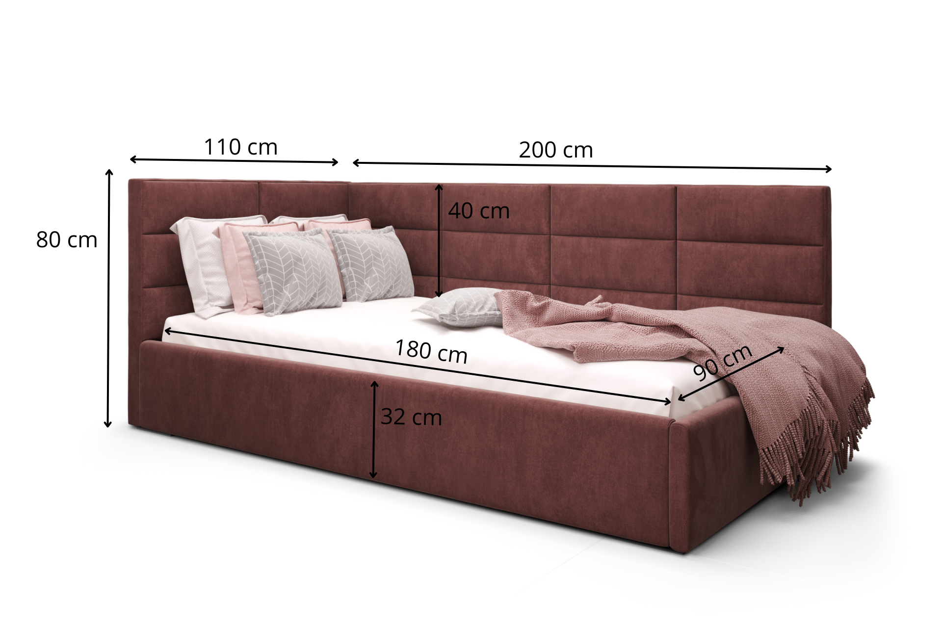 ZAZU ŁÓŻKO DZIECIĘCE ZAZU (odcienie zielonego) T33 - SZYBKA WYSYŁKA - obrazek 3