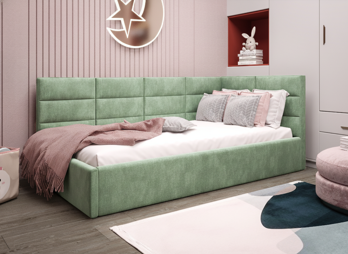 zazu terra 33 ŁÓŻKO DZIECIĘCE ZAZU (odcienie zielonego) T33 - SZYBKA WYSYŁKA - obrazek 1