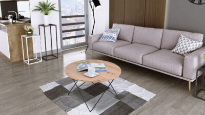 Okrągły stolik kawowy Fjord- w różnych kolorach