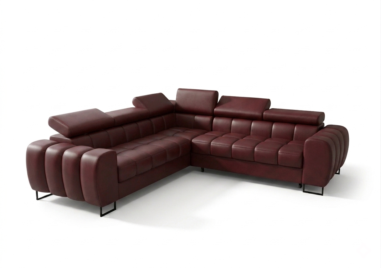 Aspen Max F5 NAROŻNIK ASPEN MAX 260x260 CM PRAWY SKÓRA NATURALNA F-5 (ODCIENIE BRĄZU) - SZYBKA WYSYŁKA - obrazek 1