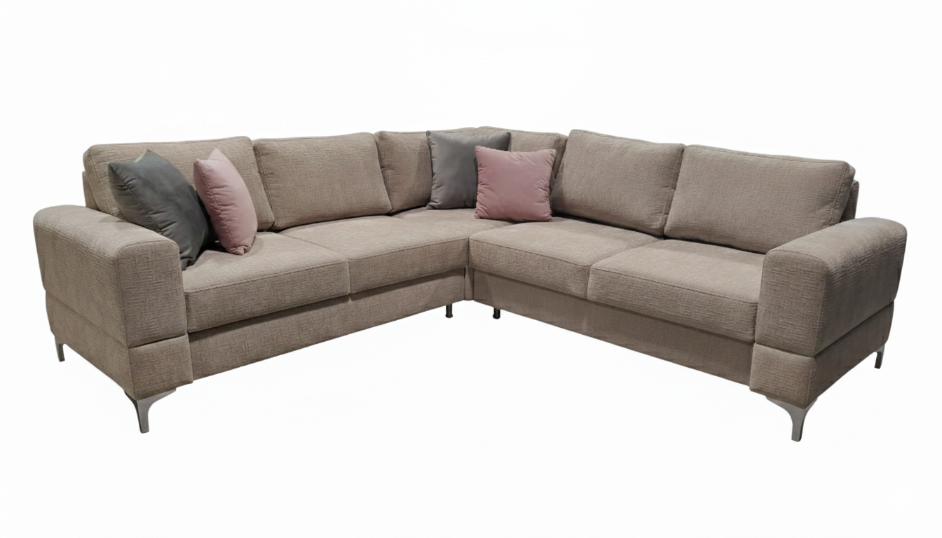 Aria narożnik ZESTAW NAROŻNIK ARIA MAX 250x250 PRAWY + FOTEL ARIA (ODCIENIE BEŻU)OTH08- SZYBKA WYSYŁKA - obrazek 3