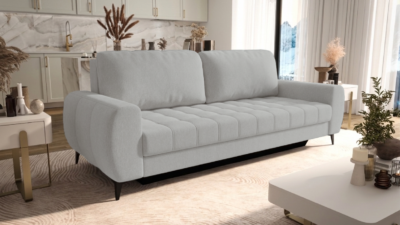 SOFA PORTO DL 235 CM ST70(ODCIENIE JASNOSZARE) - SZYBKA WYSYŁKA