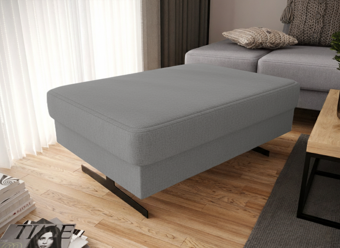 pufa emporio 100x70 ZESTAW NAROŻNIK EMPORIO MAX 300X300 CM + PUFA 100/70 CM SH25(ODCIENIE SZAROŚCI) - SZYBKA WYSYŁKA - obrazek 2