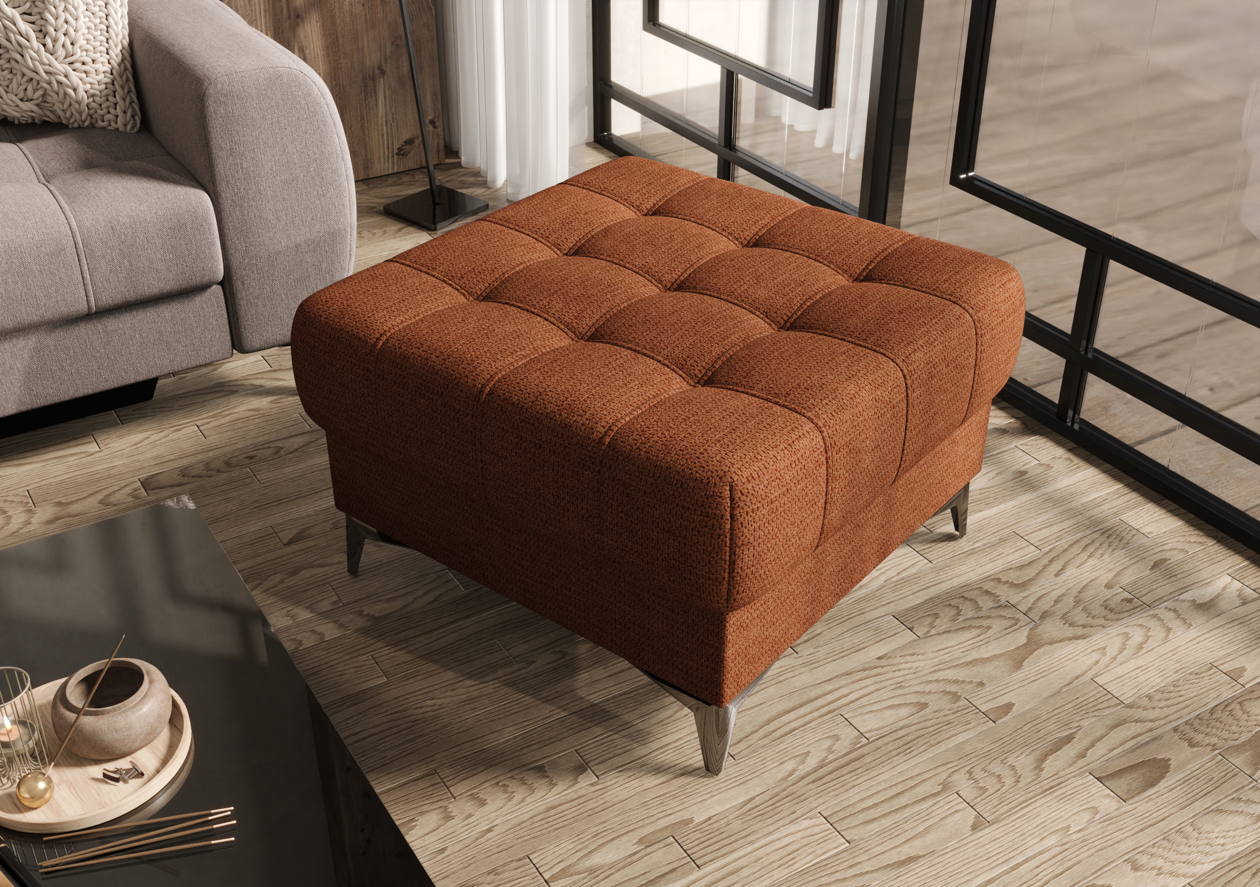 aragon 56 STYLOWA PUFA PORTO 70x70 CM - obrazek 4