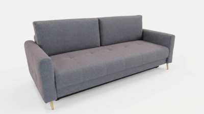 SOFA PIANO DL 225 CM LU71 (ODCIENIE SZARO-NIEBIESKIE) - SZYBKA WYSYŁKA
