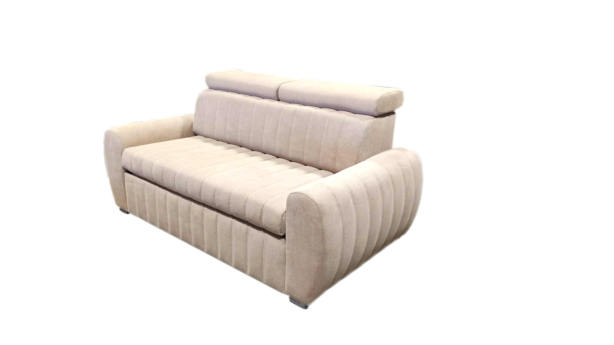 averti sklep2 SOFA Z FUNKCJĄ SPANIA AVERTI III 180 CM ZAGŁÓWKI CR02 (ODCIENIE BEŻU) - SZYBKA WYSYŁKA - obrazek 4