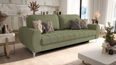 SOFA PORTO DL 235 CM TO407 (ODCIENIE ZIELONEGO) - SZYBKA WYSYŁKA