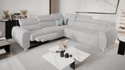 NAROŻNIK PORTO II RELAX 255x258 VC2023 (ODCIENIE SZAROŚCI) - SZYBKA WYSYŁKA