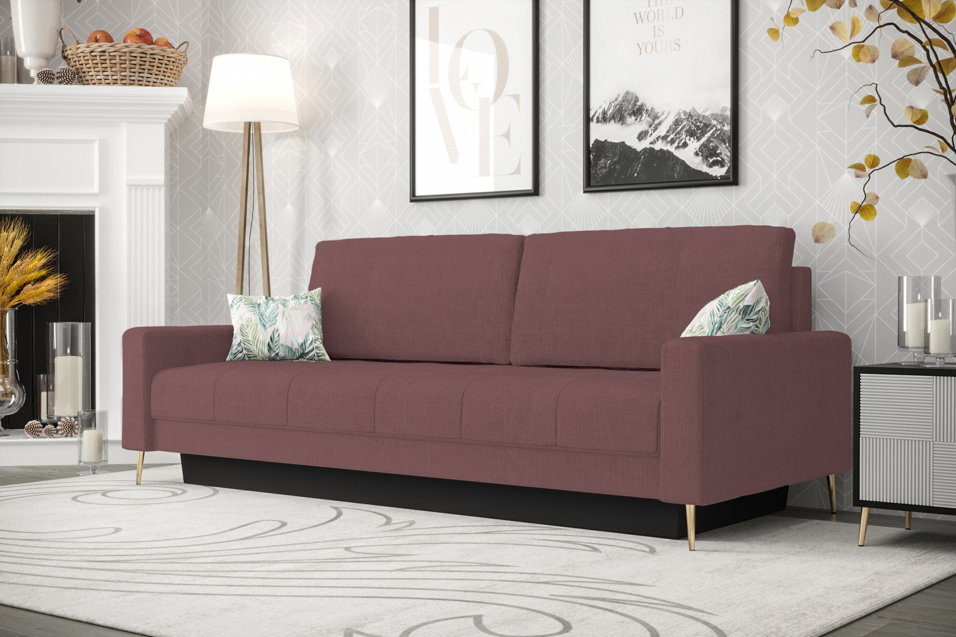lu63 SOFA PIANO DL 225 CM LU63 - SZYBKA WYSYŁKA - obrazek 1